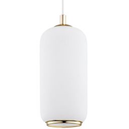 Argon Pallado lampa wisząca 1x15W opal mat/mosiądz 4993