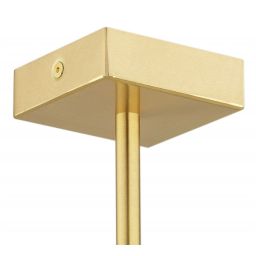 Argon Abruzzo lampa podsufitowa x7 W biała-mosiądz 5051