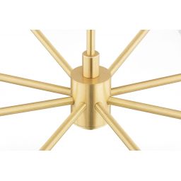 Argon Hampton lampa wisząca 8x7 W mosiądz 5066