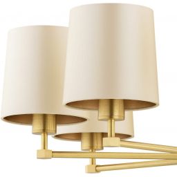 Argon Princeton lampa wisząca 8x15 W mosiądz 5071