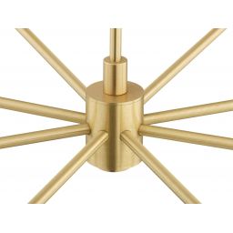 Argon Princeton lampa wisząca 8x15 W mosiądz 5071