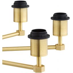 Argon Princeton lampa wisząca 8x15 W mosiądz 5072