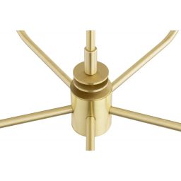 Argon Preston lampa wisząca 8x7 W mosiądz-przezroczysta 5082