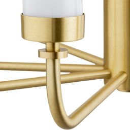 Argon Preston lampa wisząca 12x7 W biała-mosiądz 5085
