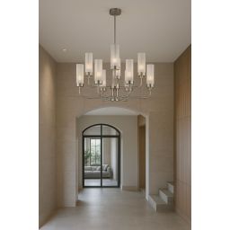 Argon Preston lampa wisząca 12x7 W przezroczysta-nikiel 5088