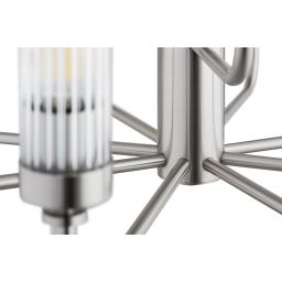 Argon Preston lampa wisząca 12x7 W przezroczysta-nikiel 5088