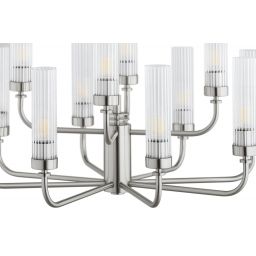 Argon Preston lampa wisząca 12x7 W przezroczysta-nikiel 5088