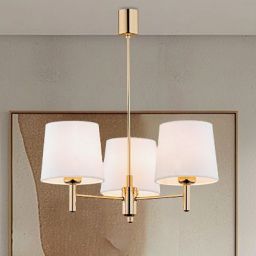 Argon Ponte Plus lampa podsufitowa 3x15W śmietankowy/ciemny mosiądz 6110