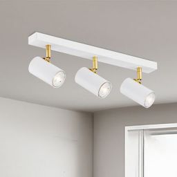Argon Lagos lampa podsufitowa 3x5W biały/mosiądz 1475