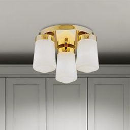 Argon Pasadena lampa podsufitowa 3x15 W mosiądz-opal 6165