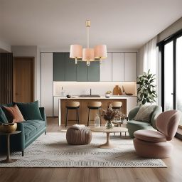 Argon Ponte Plus lampa podsufitowa 3x15W beżowy/ciemny mosiądz 6109