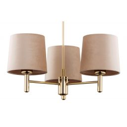 Argon Ponte Plus lampa podsufitowa 3x15W beżowy/ciemny mosiądz 6109
