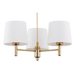 Argon Ponte Plus lampa podsufitowa 3x15W śmietankowy/ciemny mosiądz 6110