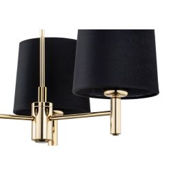 Argon Ponte Plus lampa podsufitowa 3x15W czarny/ciemny mosiądz 6111