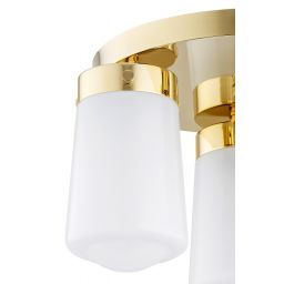 Argon Pasadena lampa podsufitowa 3x15 W mosiądz-opal 6165