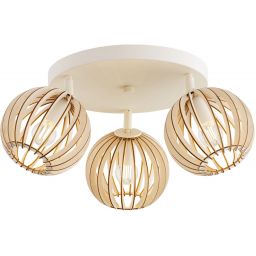 Argon Parula lampa podsufitowa 3x7W jasny brąz/beż 6263