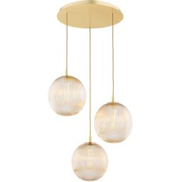 Argon Paloma lampa wisząca 3x15 W mosiądz 6311