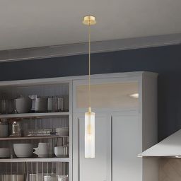 Argon Hampton lampa wisząca 1x7 W mosiądz 8489