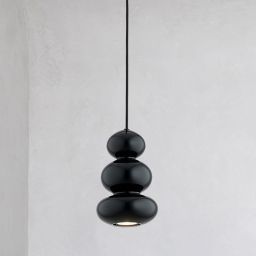 Argon Orlando lampa wisząca 1x5 W czarna 8827