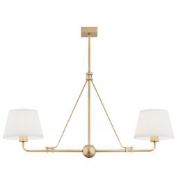 Argon Atrani lampa podsufitowa 2x15W biały/złoty 7176