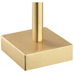 Argon Abruzzo lampa stołowa 1x7 W biała-mosiądz 8030