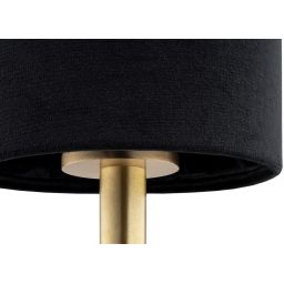 Argon Abruzzo lampa stołowa 1x7 W czarna-mosiądz 8031