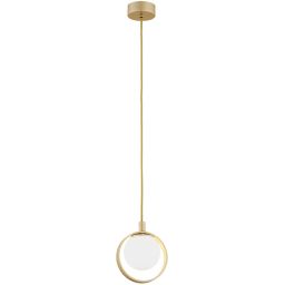 Argon Saturnia lampa wisząca 1x6 W złota-opal 8257