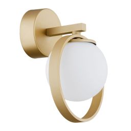 Argon Saturnia kinkiet 1x6W złoty/opal 8259