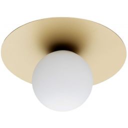Argon Spello lampa podsufitowa 1x7 W złota-opal 8262