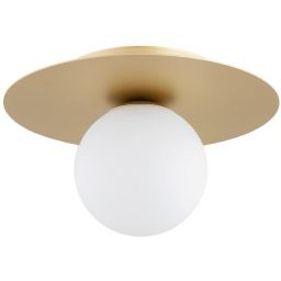 Argon Spello lampa podsufitowa 1x7 W złota-opal 8262
