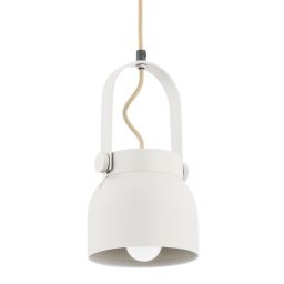 Argon Logan lampa wisząca 1x15 W biała 8290