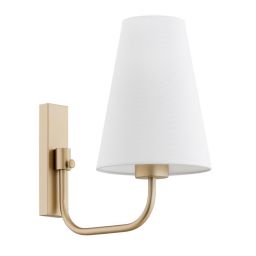 Argon Safiano kinkiet 1x15W biały/złoty 8312