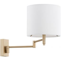 Argon Dolce kinkiet 1x15W biały/złoty 8314