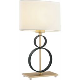 Argon Perseo lampa stołowa 1x15W biały/czarny/złoty 8373