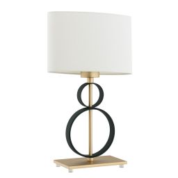 Argon Perseo lampa stołowa 1x15W biały/czarny/złoty 8373