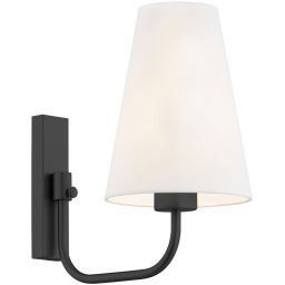 Argon Safiano kinkiet 1x15W biały/czarny 8376