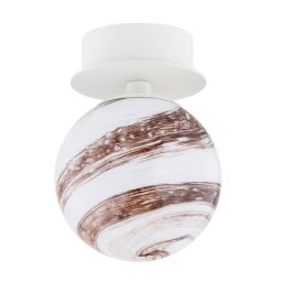 Argon Fabio kinkiet 1x7W biały/brązowy/kremowy 8454