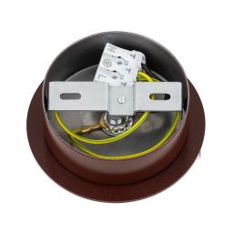 Argon Fabio lampa podsufitowa 1x7W biały/brązowy 8455