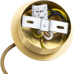 Argon Hampton lampa wisząca 1x7 W mosiądz 8489