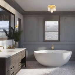 Argon Hampton kinkiet 1x7 W mosiądz 8497