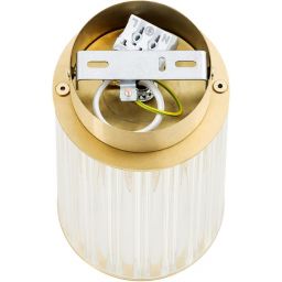 Argon Hampton lampa podsufitowa 1x7 W mosiądz 8501
