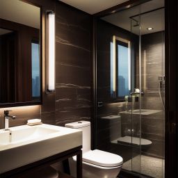 Argon Hampton kinkiet 1x34 W przezroczysty-tytan 8623