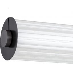 Argon Hampton lampa wisząca 1x90 W przezroczysta-tytan 8625