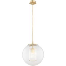 Argon Hampton lampa wisząca 1x15 W mosiądz-przezroczysta 8626