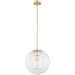 Argon Hampton lampa wisząca 1x15 W mosiądz-przezroczysta 8626