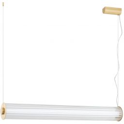 Argon Hampton lampa wisząca 1x60 W mosiądz-przezroczysta 8627