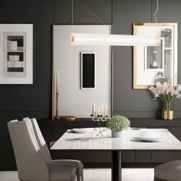 Argon Hampton lampa wisząca 1x60 W mosiądz-przezroczysta 8627