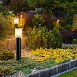 Argon Norfolk lampa stojąca zewnętrzna 1x15 W czarna 8749