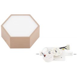 Argon Libero plafon 1x12 W różowy 8782