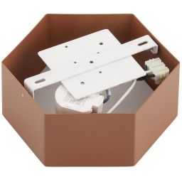 Argon Libero plafon 1x12 W brązowy 8783